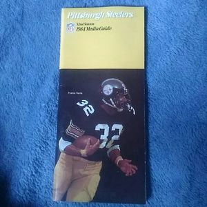 Vintage Pittsburgh Steelers 1984 Media Guide